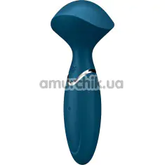 Універсальний вібромасажер Satisfyer Mini Wand-er, синій - Фото №1
