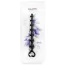 Анальная цепочка Glamy Back Love Silicone Anal Strip 18cm, черная - Фото №3