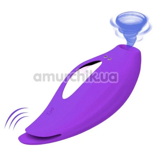 Симулятор орального сексу з вібрацією для жінок Sucking Vibrator PL-VR292, фіолетовий