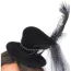 Капелюх Leg Avenue Steampunk Velvet Mini Top Hat, чорний - Фото №2