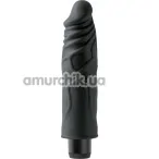 Вибратор Real Feel Lifelike Toys No.1, черный - Фото №1