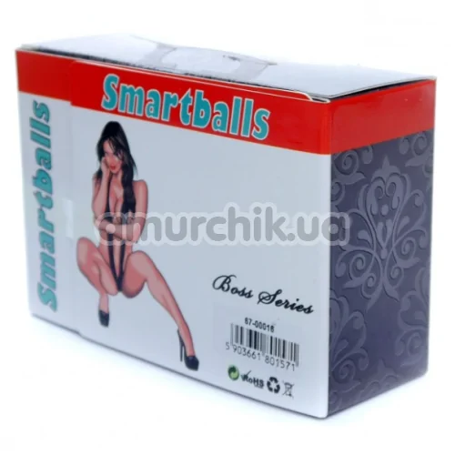 Вагинальные шарики Boss Series Smartballs, розовые