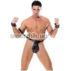 Набір фіксаторів Jockstrap With Wrist Restraints для чоловіків - Фото №1
