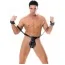Набор фиксаторов Jockstrap With Wrist Restraints для мужчин - Фото №1