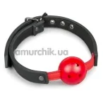 Кляп Easy Toys Ball Gag Plastic Gag With Air Holes, червоно-чорний - Фото №1