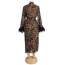 Пеньюар Star Night Sexy Leopard Long Sleeve Robe, леопардовий - Фото №9