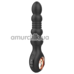 Анальный вибратор с толчками Loviss Thor Thrusting Anal Plug, черный - Фото №1