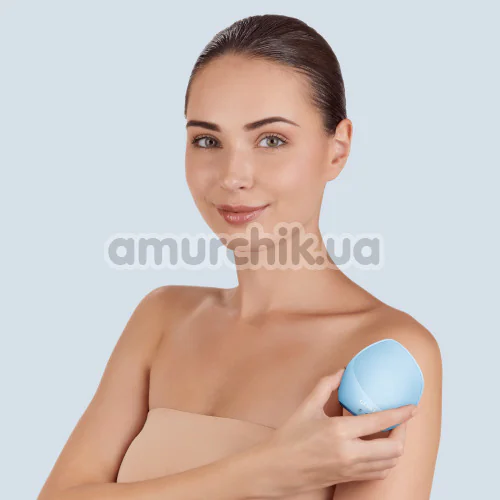 Ультразвуковая щетка для тела Geske Sonic Body Brush 7 in 1, голубая