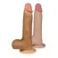 Фаллоимитатор Dual-Layered Silicone Nature Cock LV4005, коричневый - Фото №8
