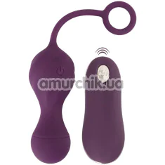 Вагинальные шарики с вибрацией Sweet Smile Remote Controlled Love Balls, фиолетовые - Фото №1