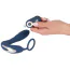 Вібростимулятор простати з ерекційним кільцем Vibrating Prostate Plug With Cock Ring, синій - Фото №7