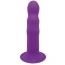 Фалоімітатор Solid Love Premium Silicone Ribbed Dildo, фіолетовий - Фото №2