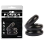 Эрекционное кольцо GK Power Dual Pleasure + Ring, черное - Фото №5