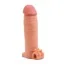 Насадка - удлинитель пениса с вибрацией Lovetoy Pleasure X-Tender Series LV1061, телесная - Фото №2