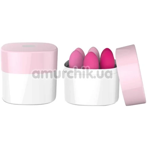 Набор вагинальных шариков FemmeFit Pelvic Muscle Training Set, розовый