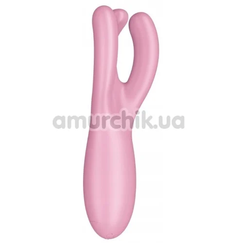 Клиторальный вибратор Satisfyer Threesome 4, розовый
