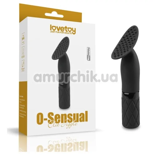 Клиторальный вибратор Lovetoy O-Sensual Clit Jiggle, черный