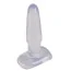 Анальна пробка Crystal Clear Medium Plug, прозора - Фото №1