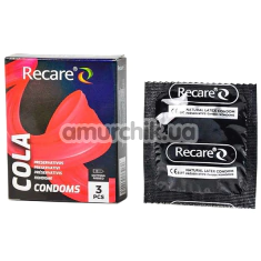 Recare Dotted & Ribbed Cola Holographic - кола, 3 шт - Фото №1