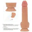 Вибратор с ротацией и подогревом Dual-Layered Silicone Nature Cock Anthony 8.5, телесный - Фото №6