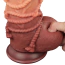 Фалоімітатор Dual-Layered Silicone Nature Cock LV411072, коричневий - Фото №14