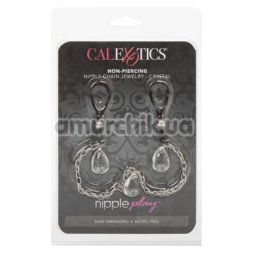 Зажимы для сосков Nipple Play Non-Piercing Nipple Chain Jewelry Crystal