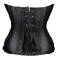 Корсет Star Night Sexy Leather Zipper Corset, черный - Фото №11