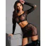 Комплект JSY Sexy Lingerie WW7251, черный: топ + юбка - Фото №6