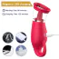 Симулятор орального сексу для жінок з вібрацією Sweet Play Licking Tongue Suction Vibrator A18, червоний - Фото №13