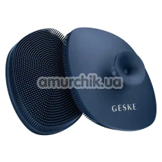 Щетка для лица Geske Facial Brush 4 in 1 Suction Mount, синяя - Фото №1