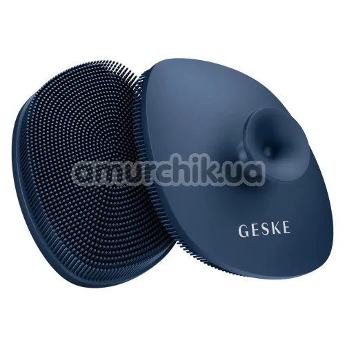 Щетка для лица Geske Facial Brush 4 in 1 Suction Mount, синяя - Фото №1