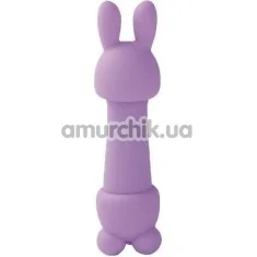 Кліторальний вібратор FeelzToys Mister Bunny, фіолетовий - Фото №1
