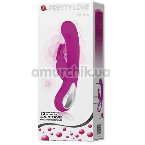 Вібратор Pretty Love Webb, рожевий 
