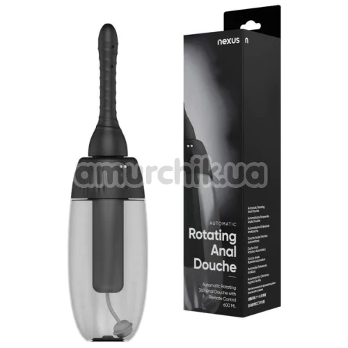 Интимный душ с ротацией Nexus Rotating Anal Douche, черный