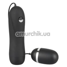 Виброяйцо Power Bullet With Super Strong Vibration, черное - Фото №1
