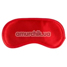 Маска на глаза Easy Toys Satin Blindfold, красная - Фото №1