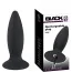 Анальная пробка с вибрацией Black Velvets Rechargeable Plug L, черная - Фото №6