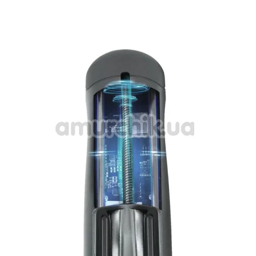 Інтерактивний мастурбатор з поштовхами The Handy Interactive Stroker, чорний