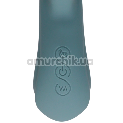 Вібратор Loveline Fingering Motion Rabbit Vibrator, сірий