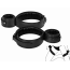 Фіксатори для рук і ніг Bedroom Fantasies Thigh & Wrist Restraints, чорні - Фото №4