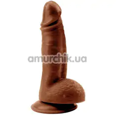 Фаллоимитатор Rubicon Mighty Ravage Penis 7.9, коричневый - Фото №1