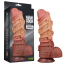 Фаллоимитатор Dual-Layered Silicone Nature Cock LV411073, коричневый - Фото №16