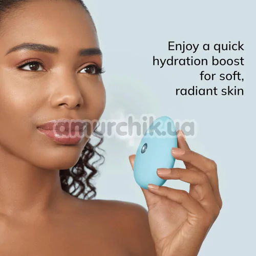 Увлажнитель для кожи лица Geske Facial Hydration Refresher 4 in 1 Oval, бирюзовый