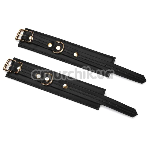 Фіксатори для рук Liebe Seele Black Organosilicon Wrist Cuffs, чорні