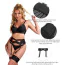 Комплект Star Night Lace Underwire, чорний: бюстгальтер + пояс для панчіх + трусики-стрінги - Фото №18
