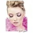 Вії Black-Hot Pink Rhinestone Eyelashes (модель 501) - Фото №3
