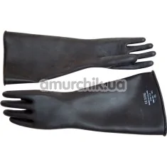 Перчатки Thick Industrial Rubber Gloves, черные - Фото №1