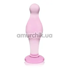 Анальная пробка Love Toy Glass Romance Dildo GS16, розовая - Фото №1