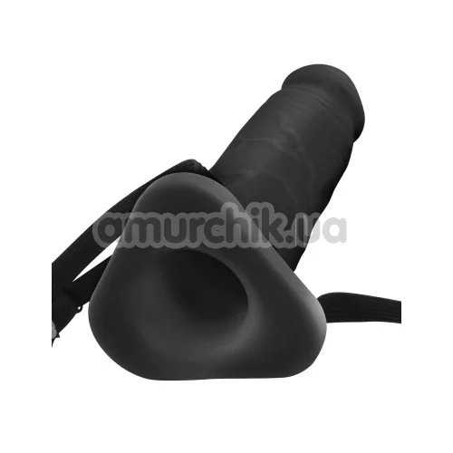 Насадка на пенис Fantasy X-tensions 10 inch Silicone Hollow Extension, черная