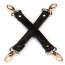 Ремінці для фіксаторів Liebe Seele Boudoir Amor Hogtie With Gold Hardware, чорні - Фото №1